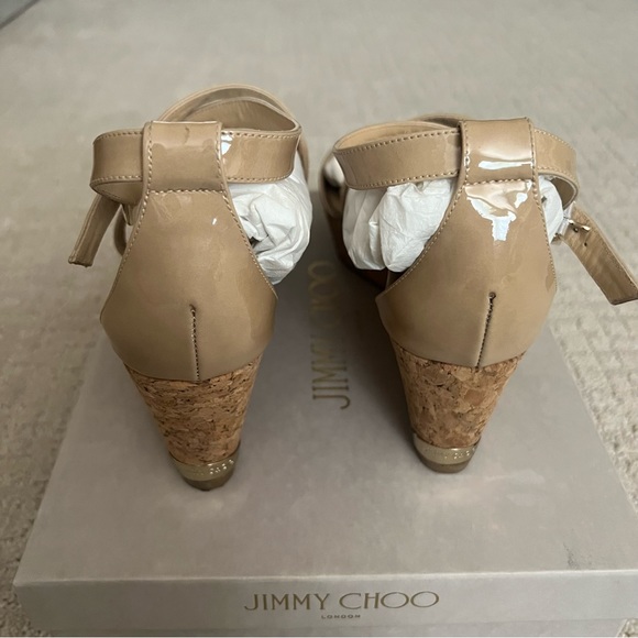 Jimmy Choo Portia Cork Wedge - Picture 9 of 13